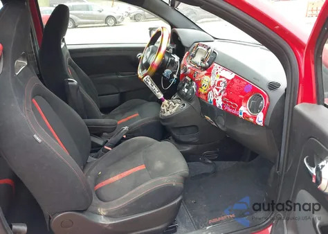 2016 Fiat 500 Abarth из США, поврежденный, VIN 3C3CFFFH7GT191087